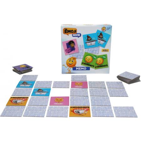 Emoji Memory Spel voor Kinderen vanaf 3 jaar en Ouder – 17x17cm | Geheugenspel | Spellen voor op Reis